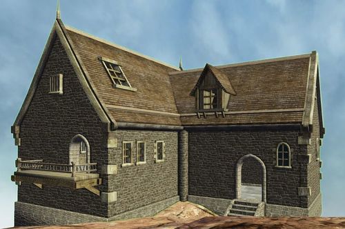 Einfaches Gebäude aus Kalkstein – DPInfos.de